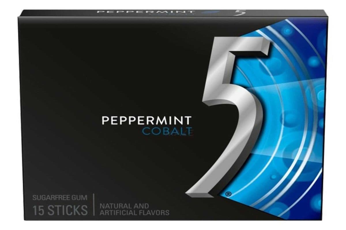 5 gum Peppermint Cobalt