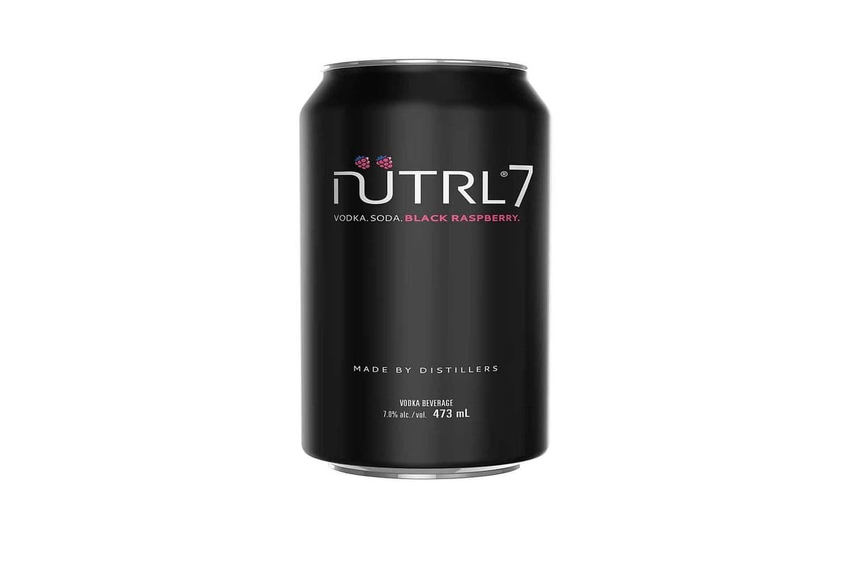 NUTRL VODKA SODA 7% BLACK RASPBERRY (4 x 473ML)