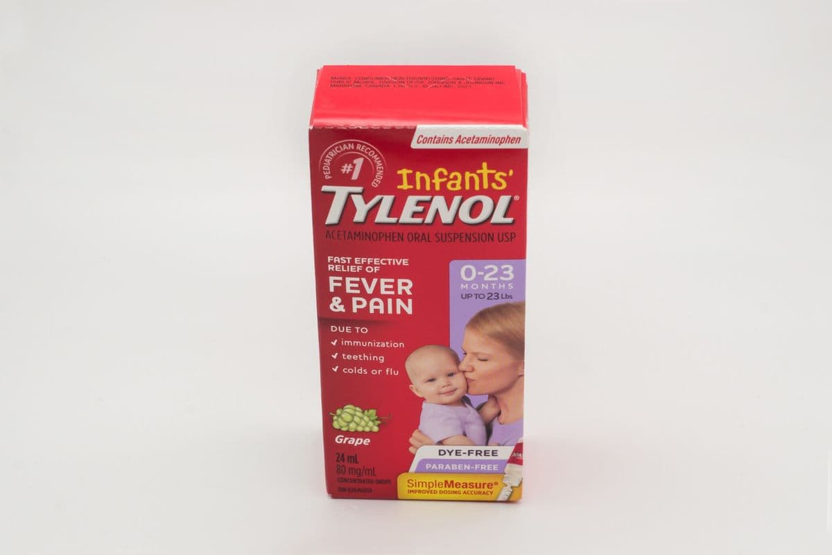 Tylenol Drops Infant White Grape (Dye Free) (24 ml)