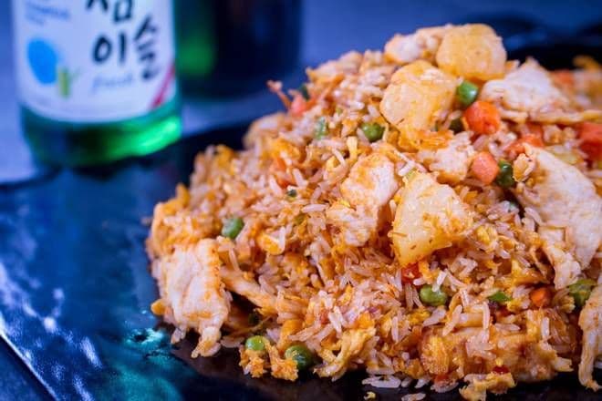 Chicken in Pineapple Fried Rice