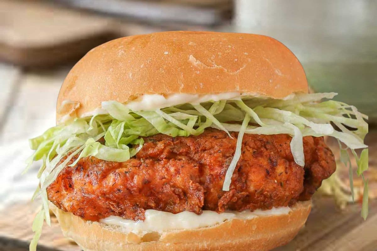 Chicken Burger (Indian Style)
