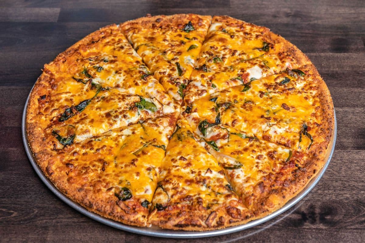 #3 - 8" Three Cheese Spinach Pizza