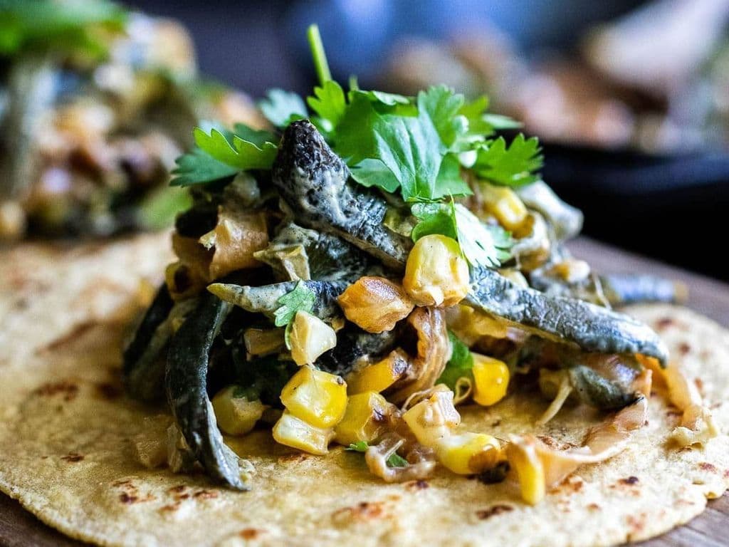 Three Poblano Tacos (Vegetarian)