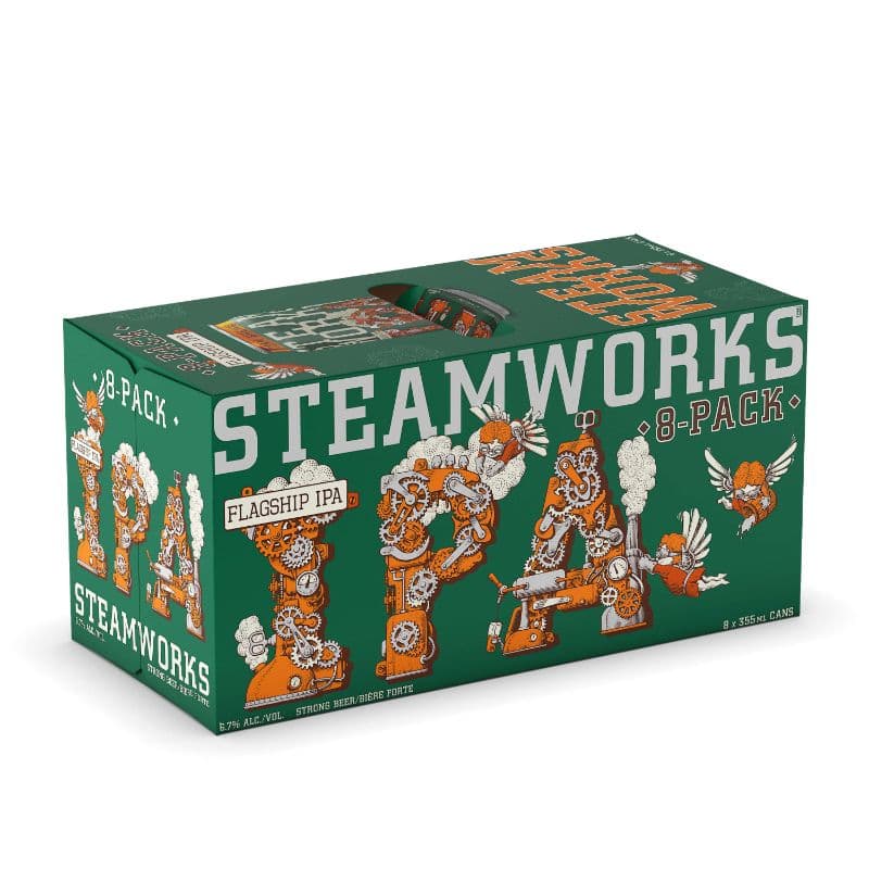 Steamworks Flagship IPA (8 x 355 ml)