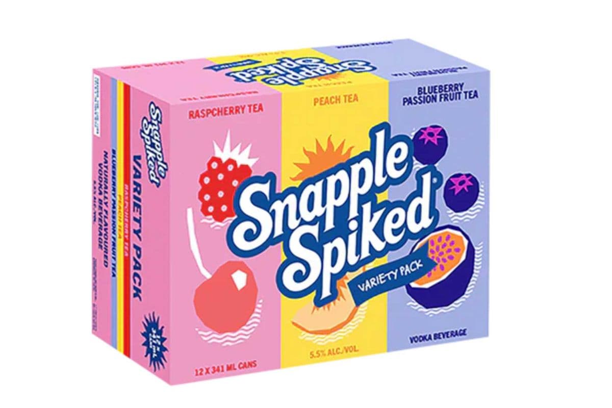 SNAPPLE SPIKED VARIETY PACK 12PK (12 x 355ml)