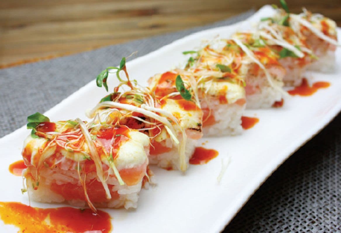 Salmon Aburi Oshi