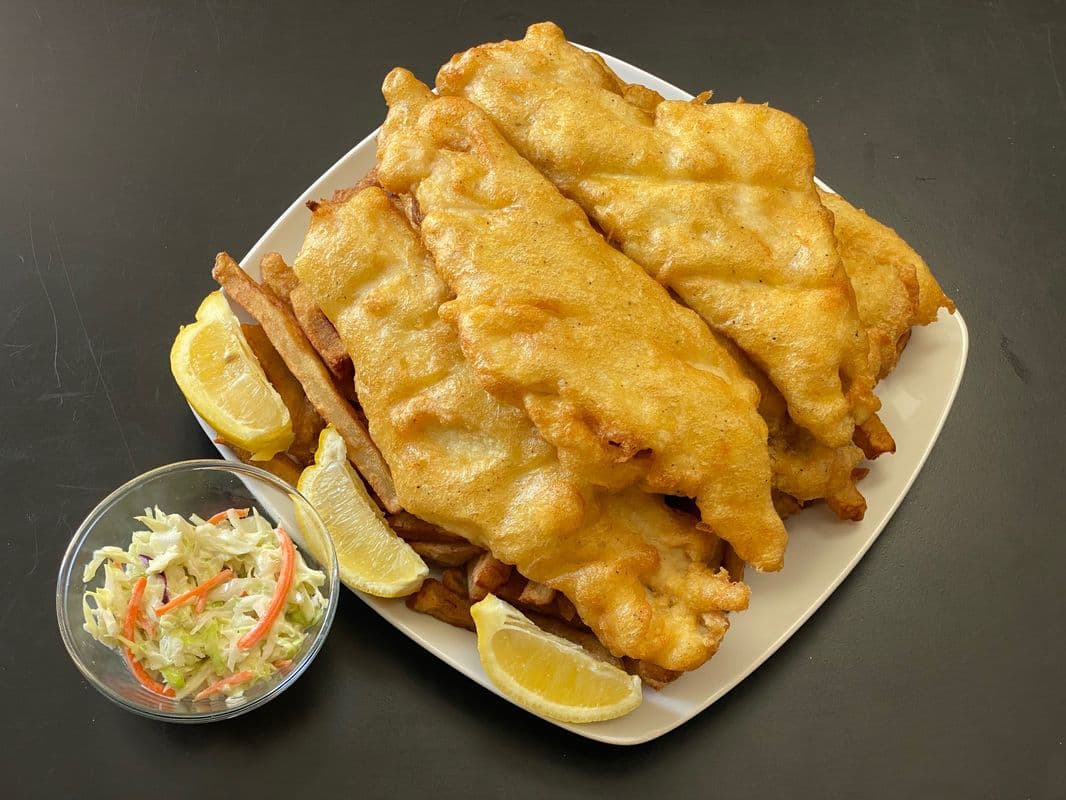 Haddock (8 pcs) and Family Chips