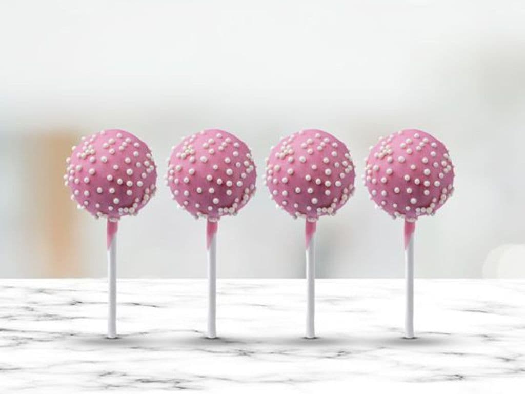 Cakepops 4 Pack - Pink Birthday