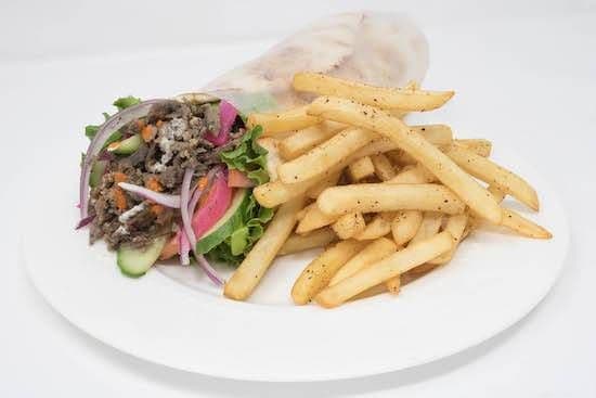 Beef Shawarma Pita Combo