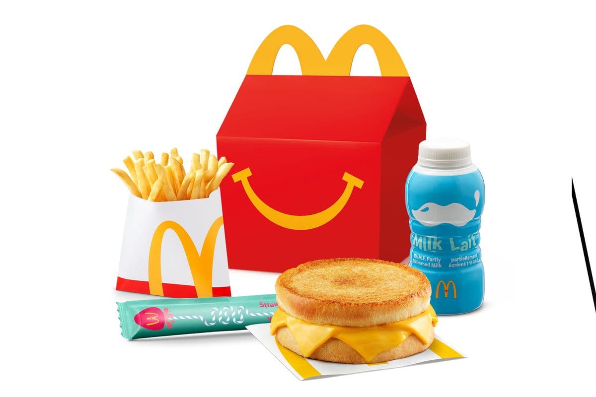 Happy Meal Grilled Cheese with Small Fries [510-620 Cals]