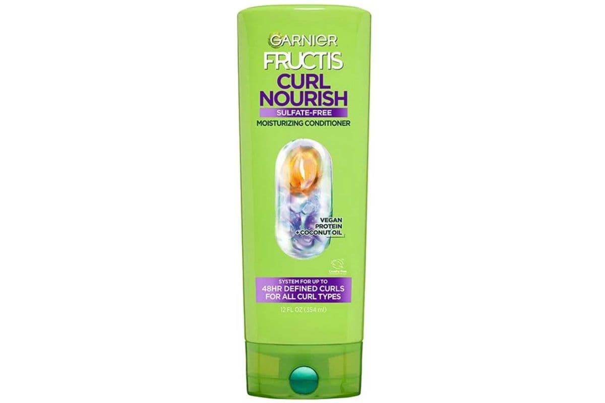 Garnier Fructis Curl Nourish Zero Sulfate Moisturizing Conditioner - Vegan Protein