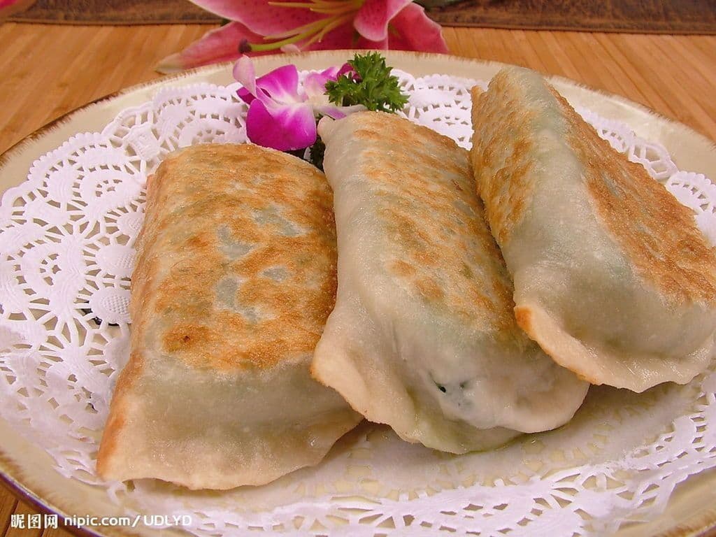 Pan Fried Chive Cakes(3pcs)韭菜盒子