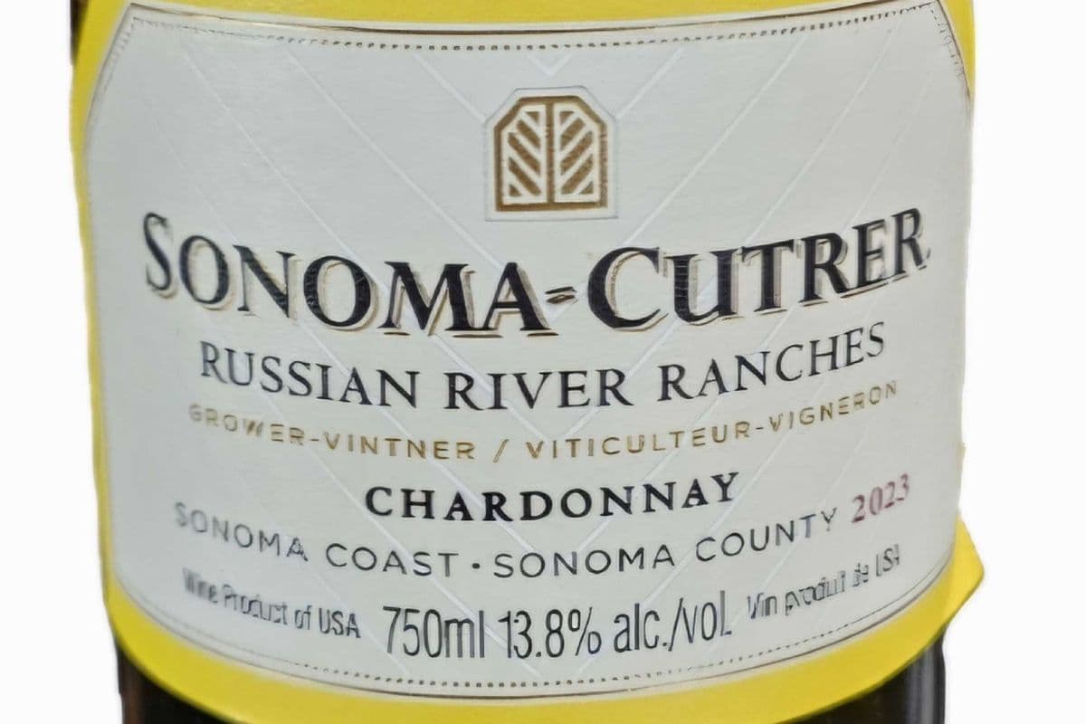 SONOMA CUTRER Chardonnay (750ml Bottle) (1 x 750ml)