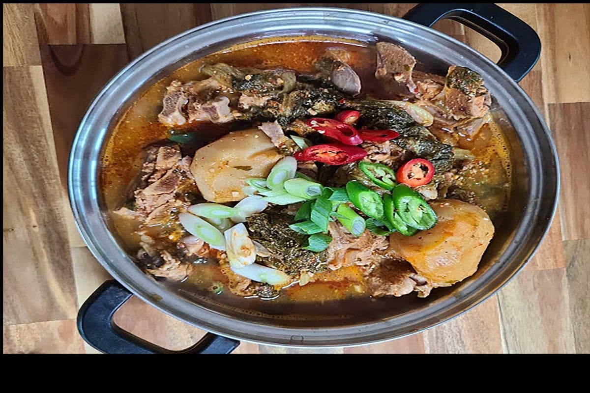 H4. Pork Back-Bone Stew - Gamja-Tang