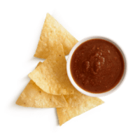 Chips & Tomatillo-Red Chili Salsa