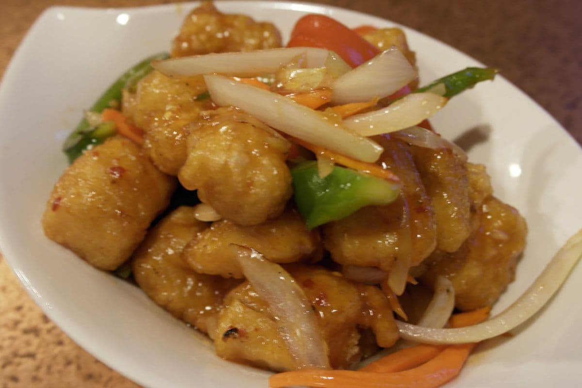 Fish Fillet with Five Greens