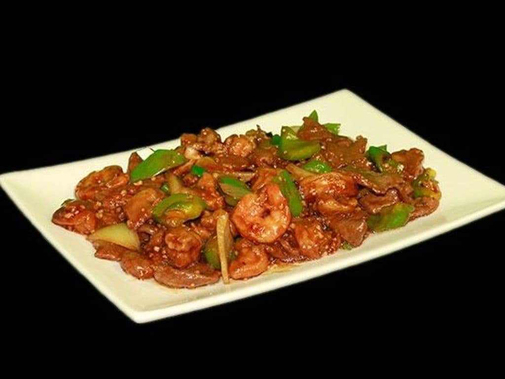 Mixed Entree Black Bean (Sharing Plater No Steamed Rice)