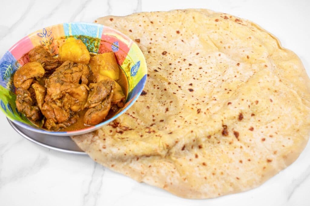 Curry Chicken Roti