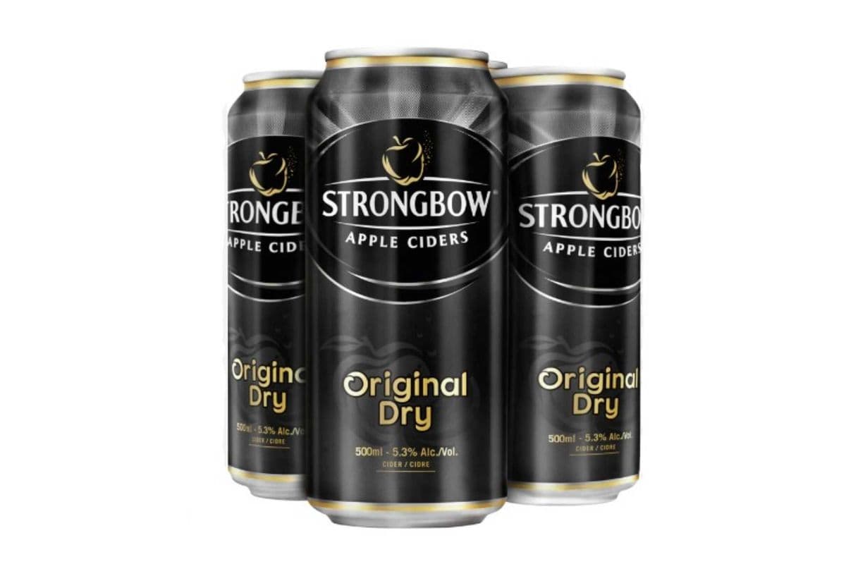 Strongbow British Dry 4 Pack Tall Can (4 x 473 ml)
