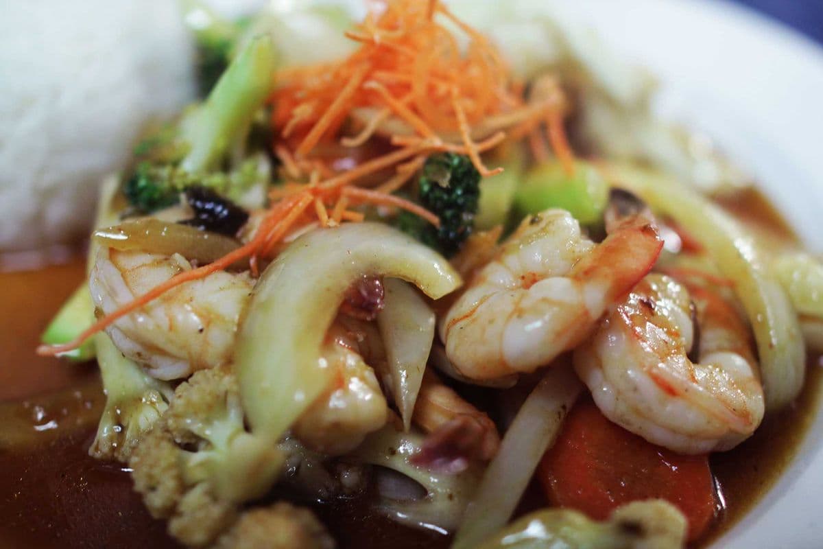 Plat sauté aux crevettes / Shrimp Stir Fry