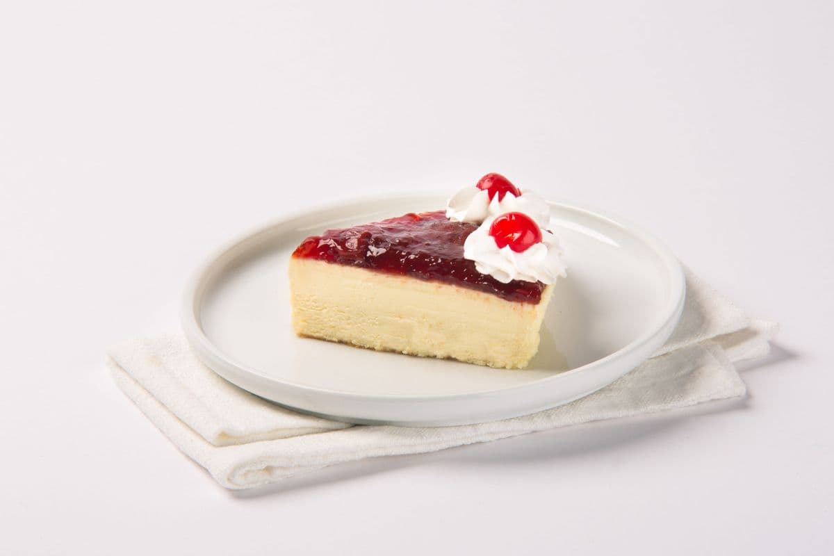 229. Classic Cheesecake with Cherry Topping