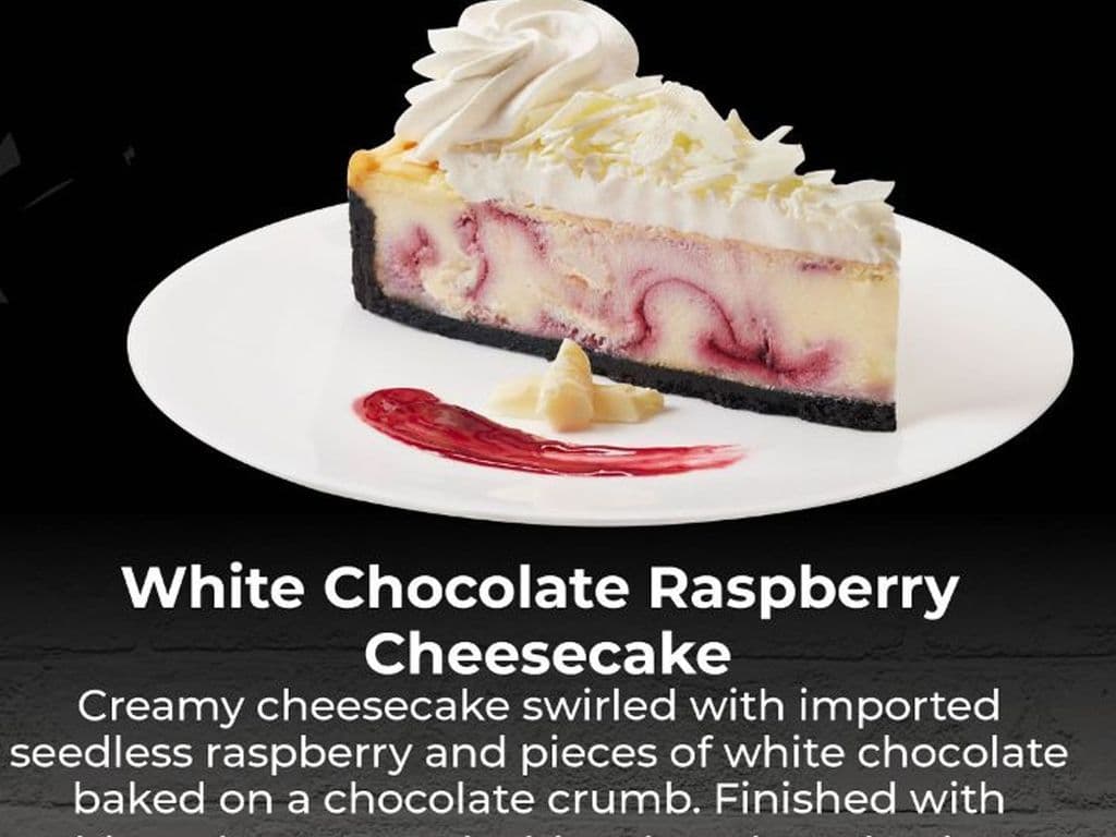White Chocolate Raspberry Cheese Cake