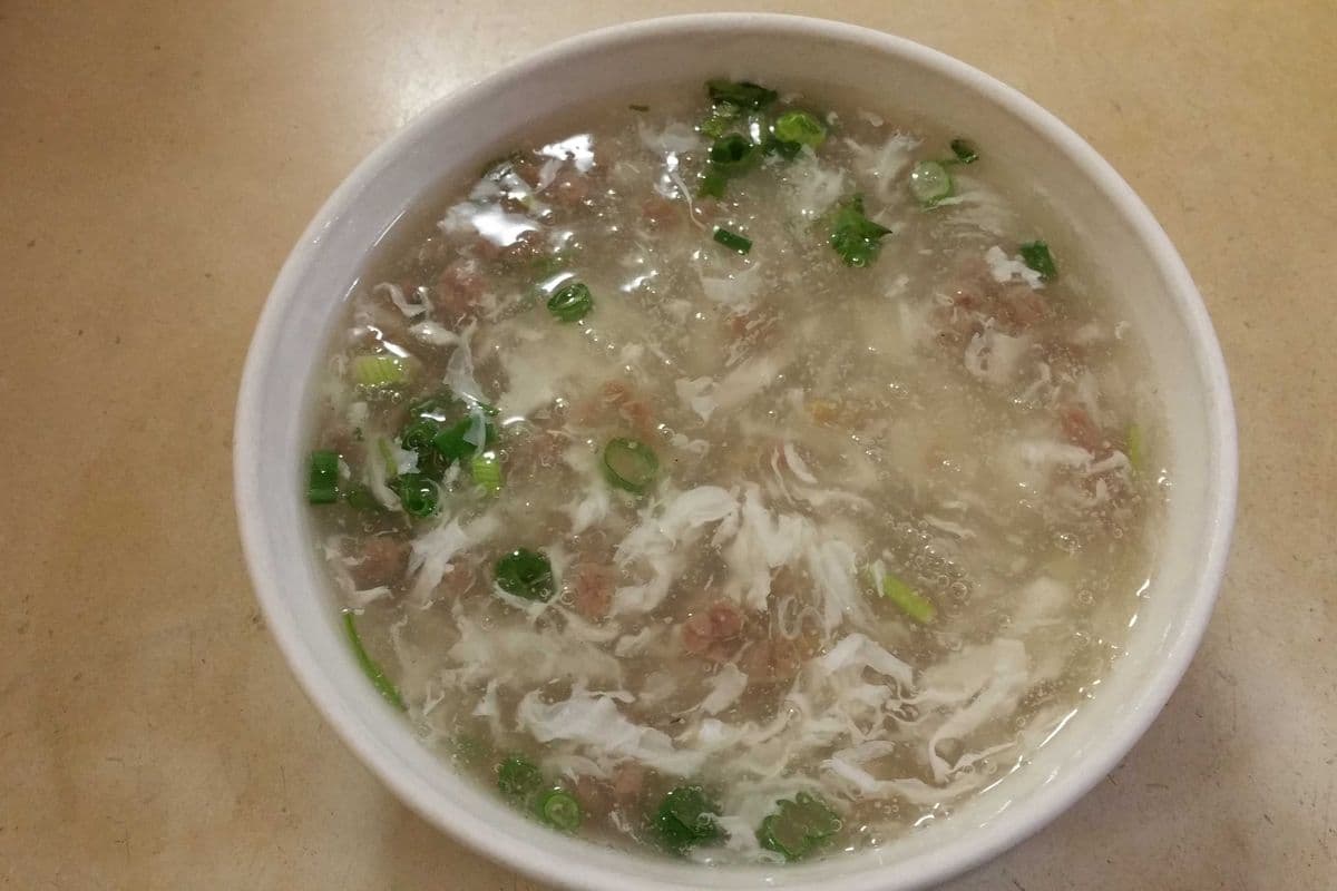11. West Lake-Style Minced Beef Soup