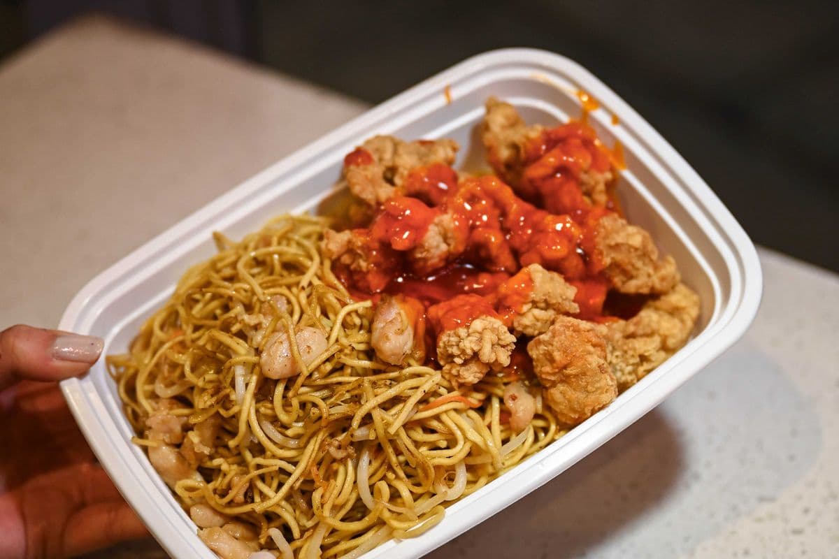Special Combo #1: Chow Mein and Pork