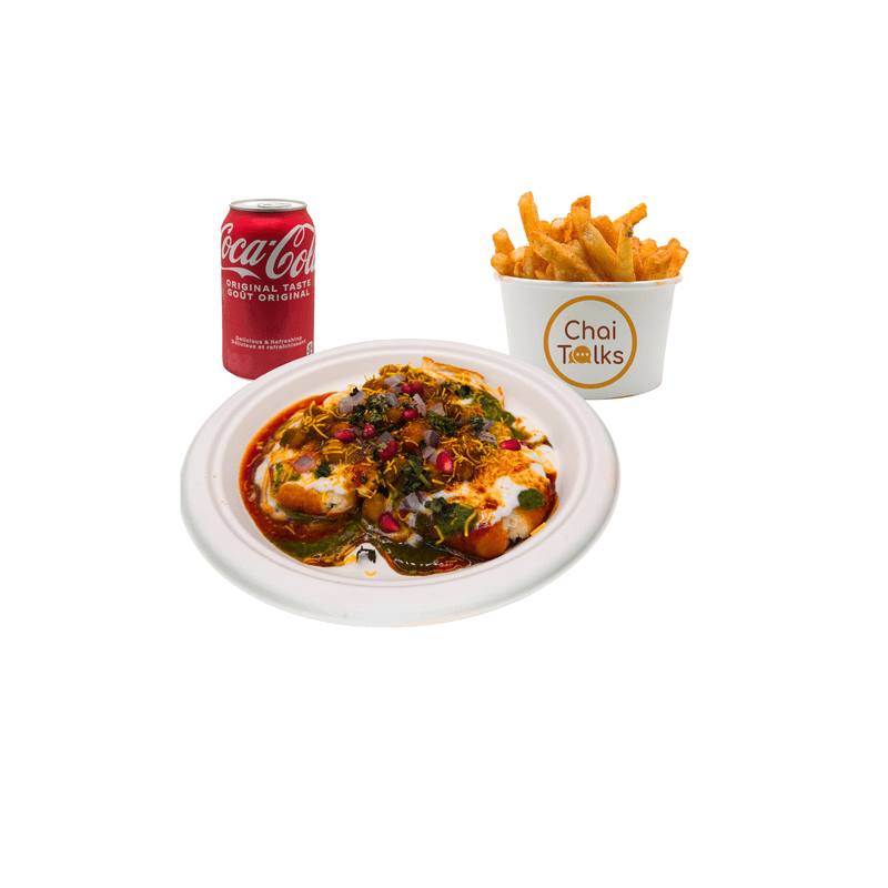 Aloo Tikki Chaat Combo