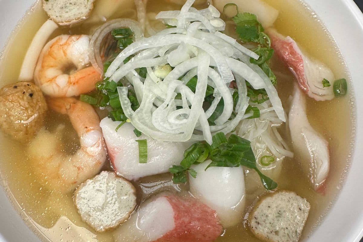 17. Seafood Rice Noodle Soup