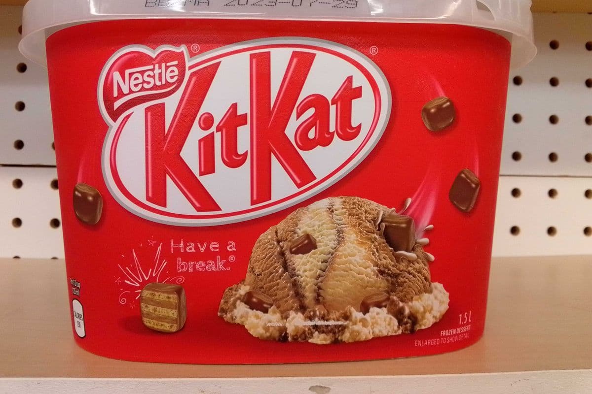 1.5 litter KitKat Ice cream Tub