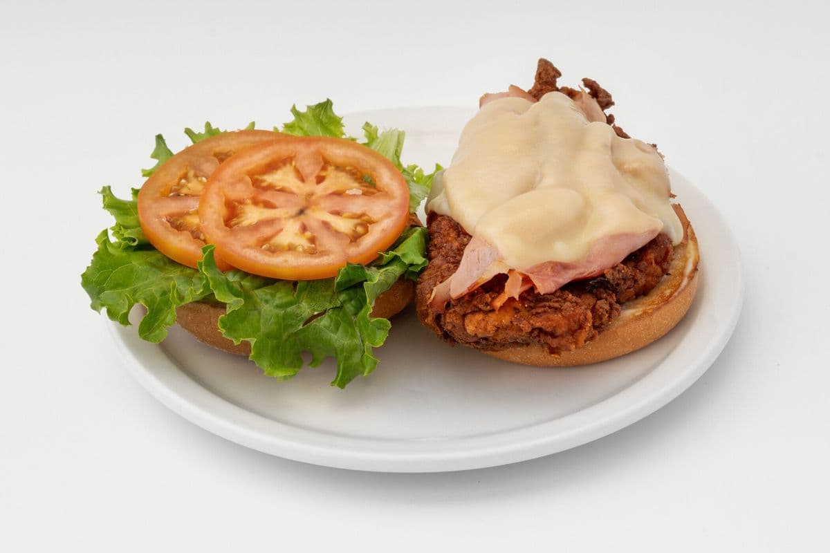 Chicken Cordon Blue Burger