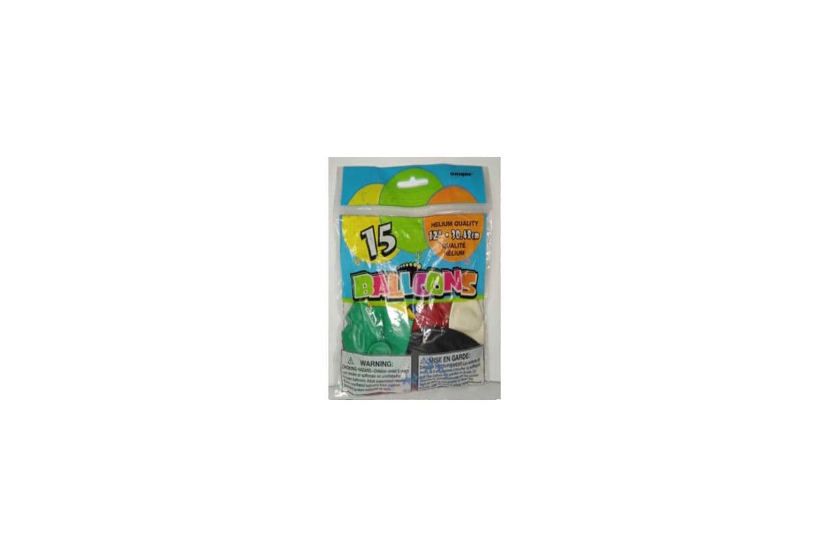Celebration Balloons Helium Quality Assorted Colours (15pcs)