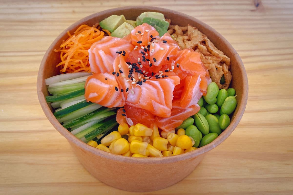 Fresh Salmon Poke Bowl