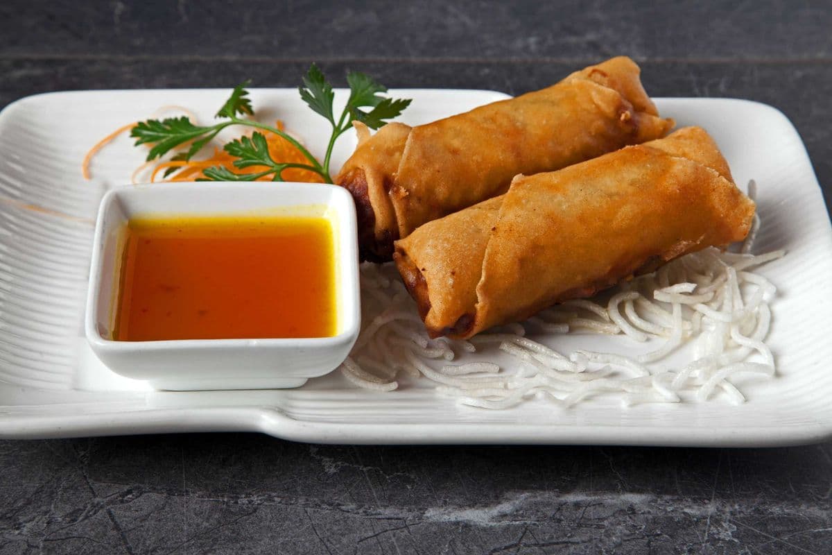Crispy Pork Spring Rolls 炸春卷