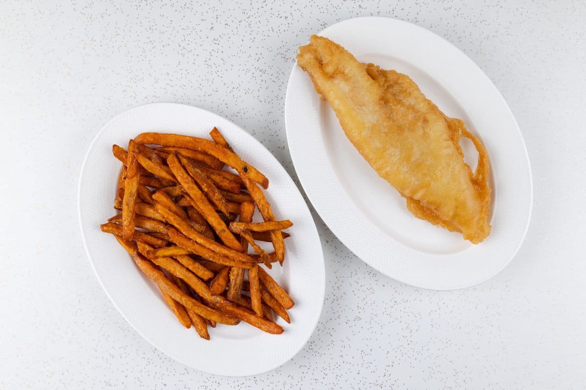 Haddock & Sweet Potato Fries