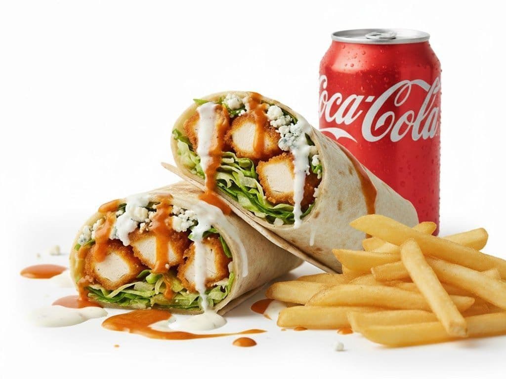 Buffalo Crispy Chicken Wrap -Meal