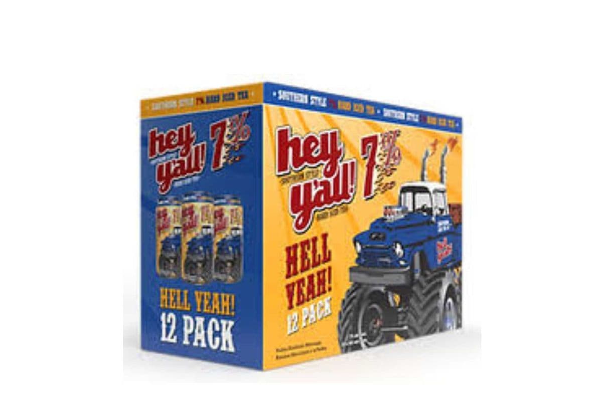 Hey Yall 7% Hard Iced Tea Pack (12 x 341ml cans)