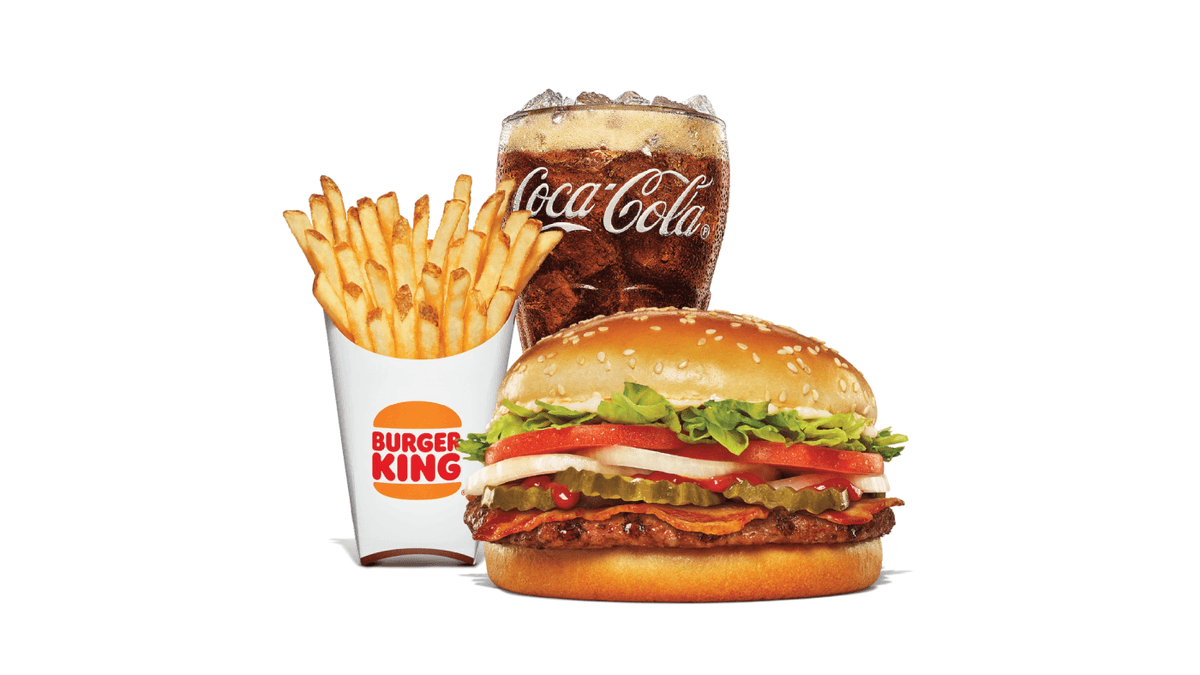 Trio Whopper® avec bacon grand format