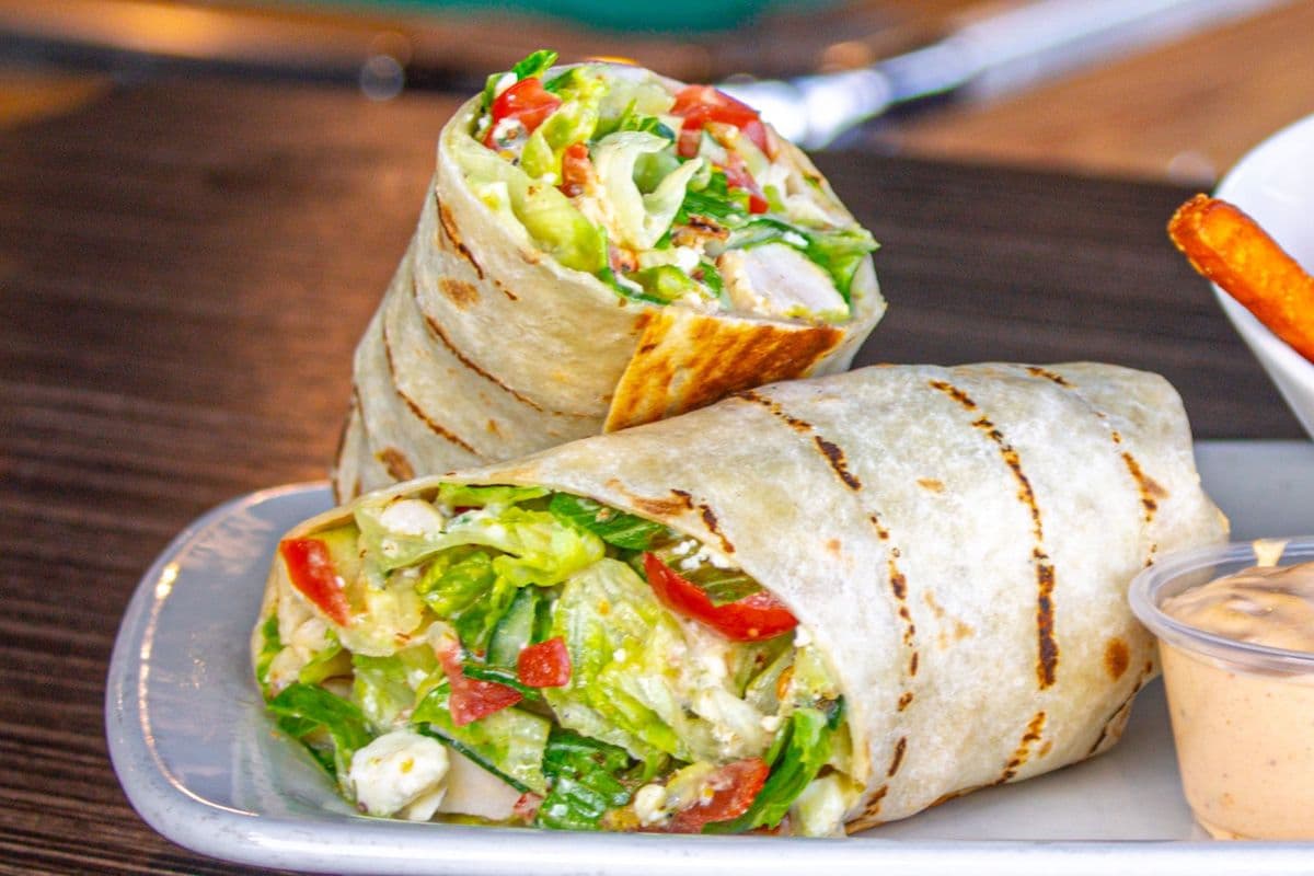 Greek Chicken Wrap