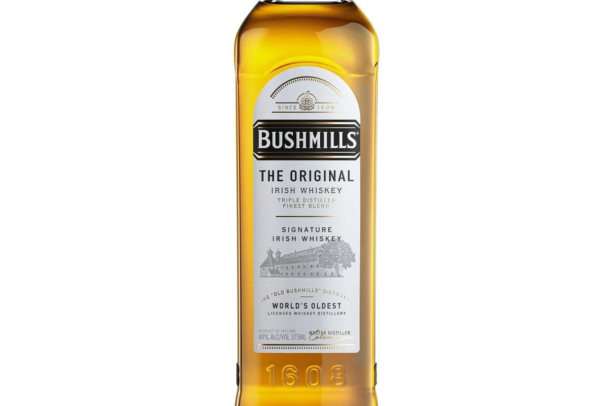 BUSHMILLS ORIGINAL IRISH WHISKEY (750ML) 40.0% ABV (1 x 750 mL)