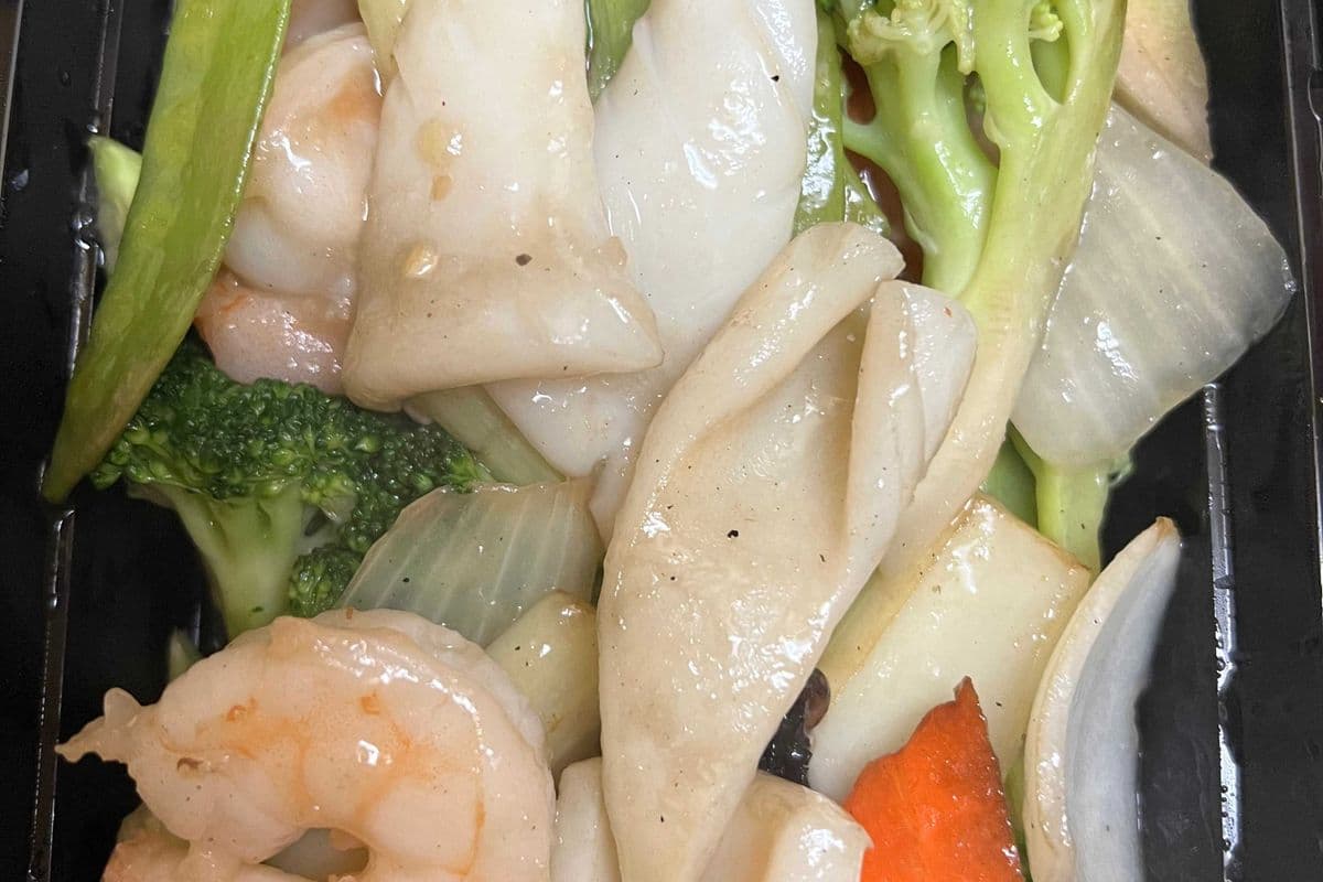 65. Seafood Mixed Greens