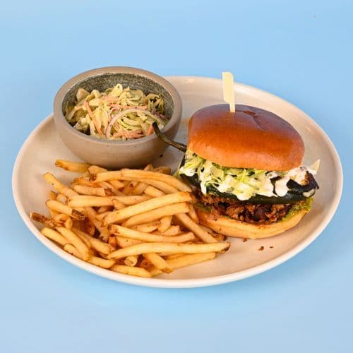 Fried Chicken Popper Sandwich