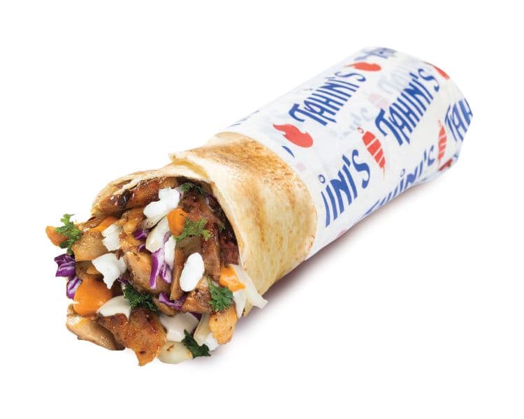 Korean BBQ Shawarma Wrap