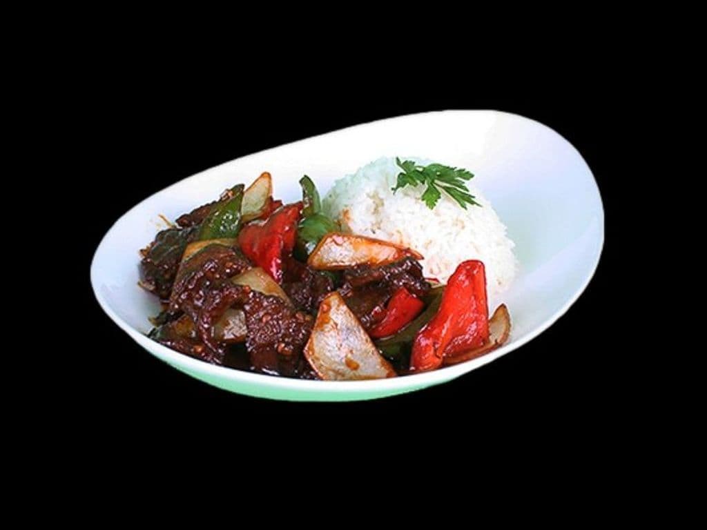 Szechuan Beef (Individual served with Steamed Rice)