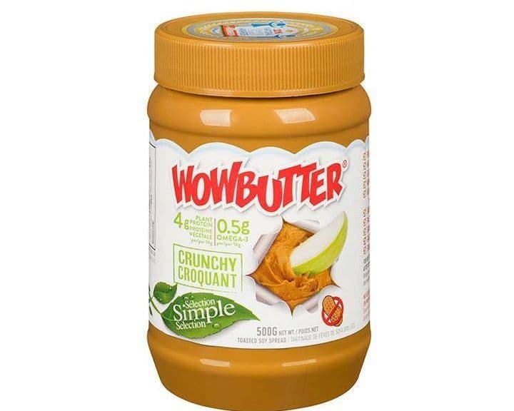 WOWBUTTER PEANUT BUTTER CRUNCHY 500G