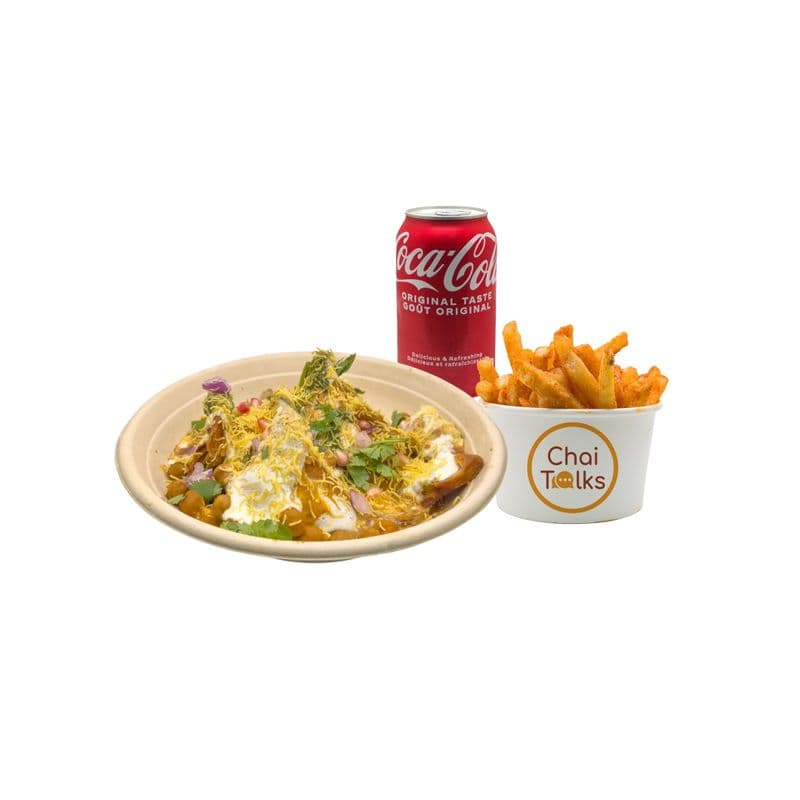 Veg Samosa Chaat Combo