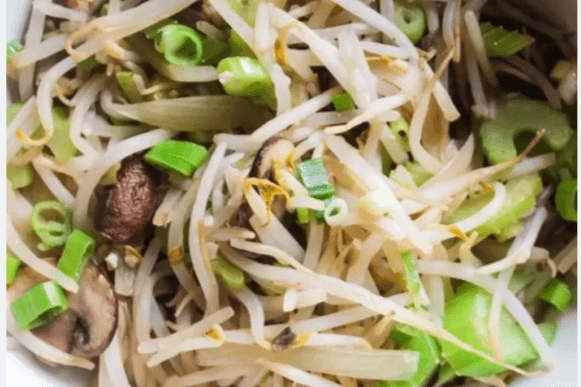 95. Soy Sauce and Bean Sprout Chow Mein