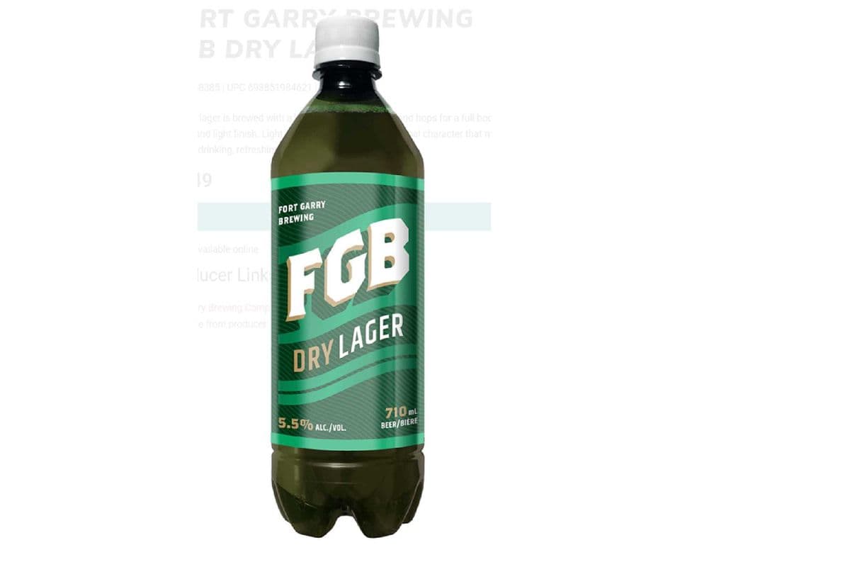 Fort Garry Brewing Dry Lager (1 x 710 ml bottle)