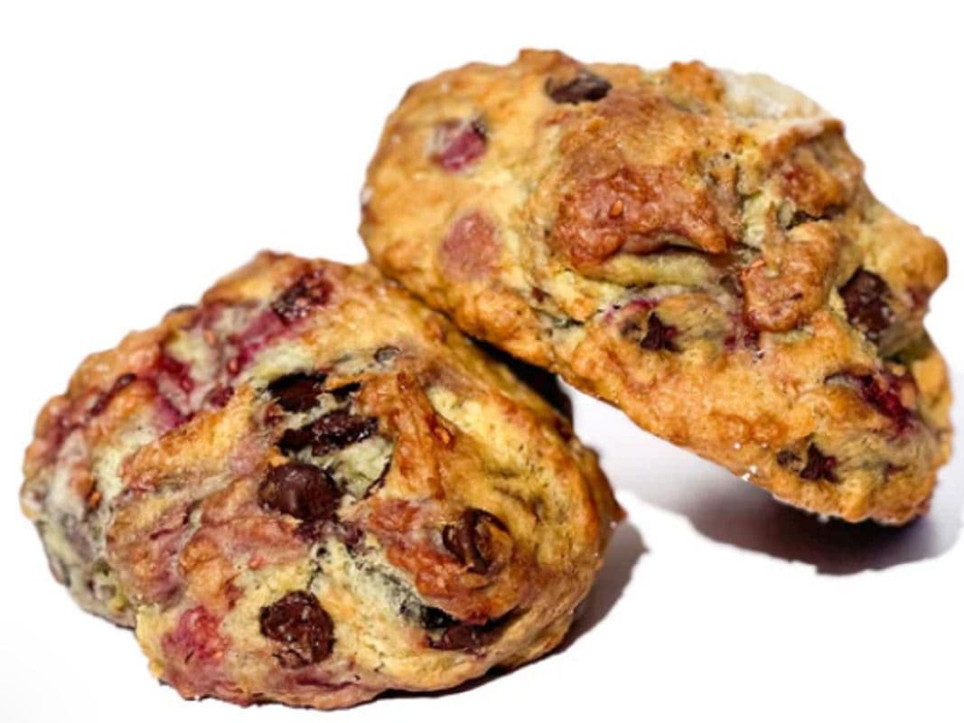 Raspberry Chocolate Chip Scone